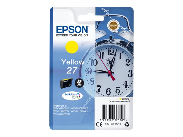 EPSON 27 Gelb Tintenpatrone