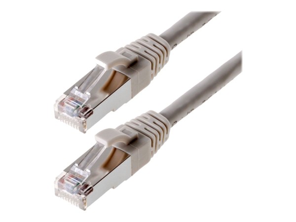 HELOS Patchkabel SF/UTP, CAT 5e, grau, 3,0 m