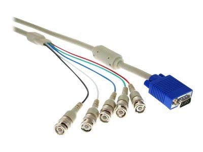 VGA BNC Kabel 5x BNC St an 15pol HD St 3m