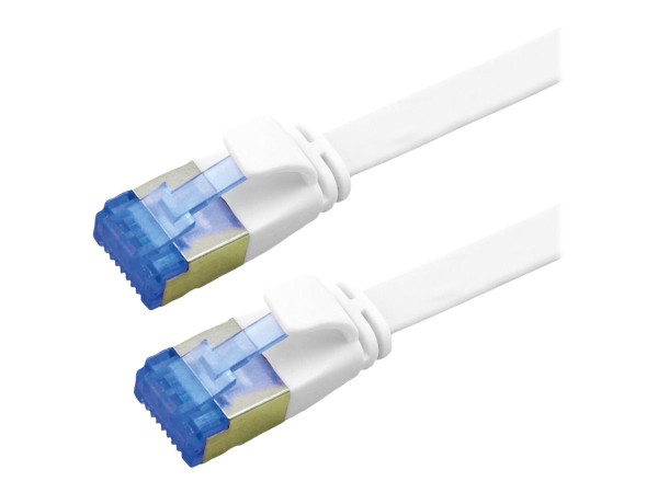 VALUE 21992161 RJ45 Netzwerkkabel, Patchkabel CAT 6a F/UTP 1.00 m Weiß 1 St.