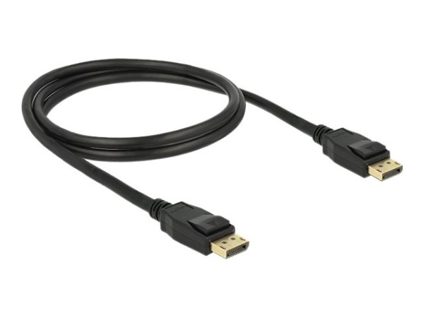 DELOCK Displayport Kabel Delock DP -> DP St/St 1.00m schwarz 4K