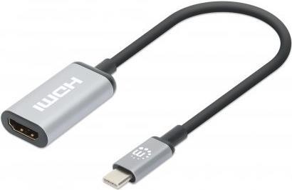 MANHATTAN 4K@60Hz USB 3.2 Typ C auf HDMI-Adapter 15cm Kabel