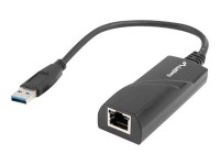 LANBERG USB->RJ45 Netzwerkkarte USB 3.0 1x RJ45 1GB Kabel