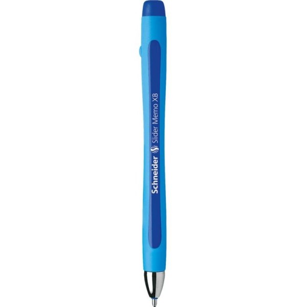 SCHNEIDER SCHREIBGERÄTE Kugelschreiber Slider Memo XB blau 10 Stk.