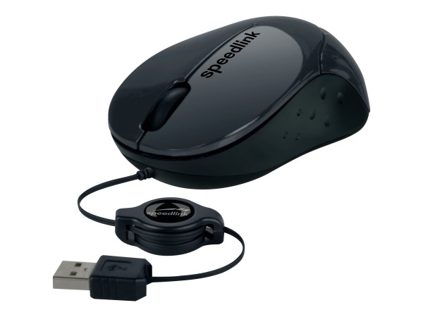 SPEED-LINK Beenie Maus USB 1200 DPI Ambidextrous Black (SL-610012-BK)