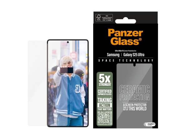 PANZERGLASS Ceramic Screen Protector Samsung Galaxy S25 Ultra