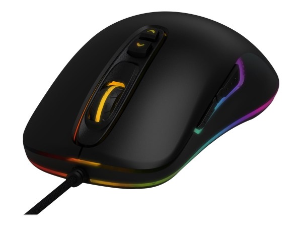 QPAD Gaming Maus DX-30 3.000dpi schwarz mit RGB