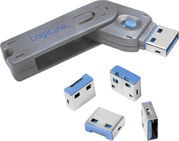 LOGILINK USB-C Port Blocker, 10 Schlösser (AU0053)