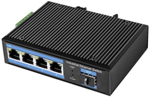 LOGILINK 4-Port Gigabit Ethernet Switch 1000Mbit/s +1 SFP PT
