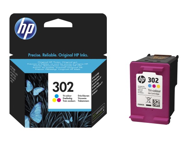 HP 302 dreifarbig Tintenpatrone