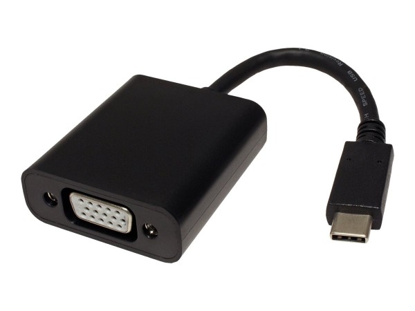 VALUE - Externer Videoadapter - USB-C 3.1 - VGA - Schwarz