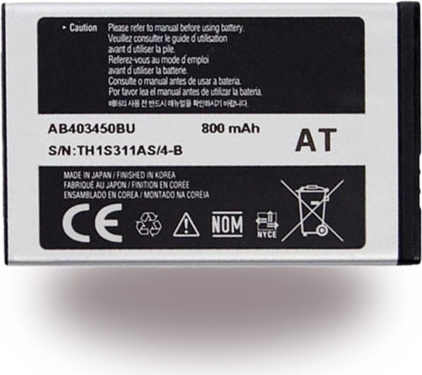 SAMSUNG - AB553446BU - Li-Ion Battery - B2100 X-treme - 1000mAh BULK