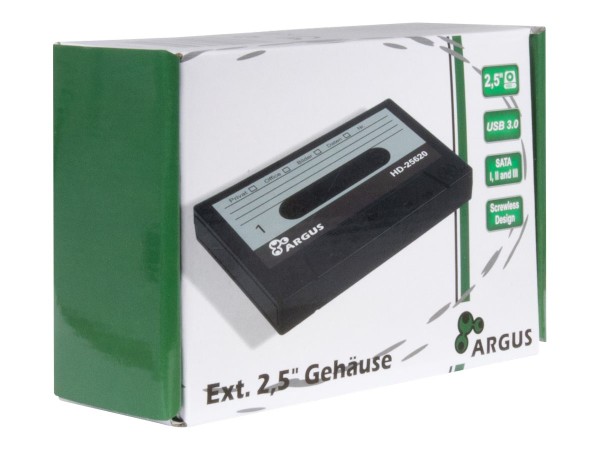 INTERTECH HDD Gehäuse 2,5" Argus HD-25620 back to the 80`s retail