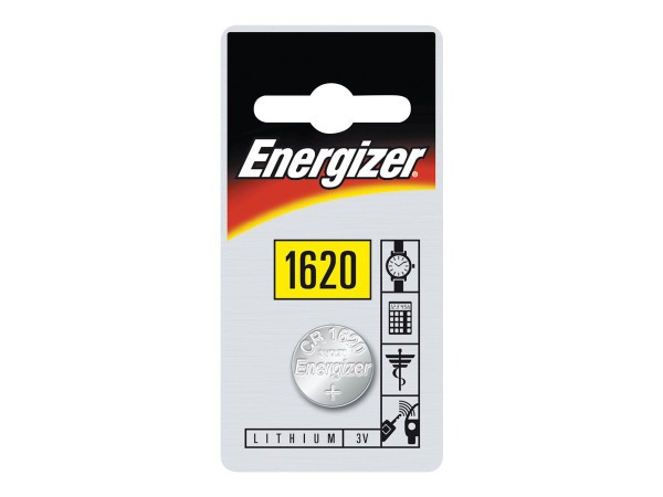 ENERGIZER Batterie Knopfzelle CR1620 3.0V Lithium 1St.