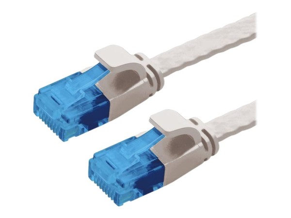 VALUE 21992010 RJ45 Netzwerkkabel, Patchkabel CAT 6a U/UTP 0.50 m Grau 1 St.