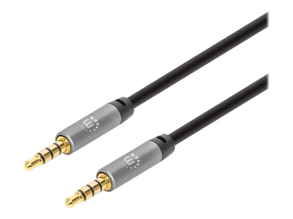 IC INTRACOM MANHATTAN Audiokabel Aux 2x 3,5mm Klinke Stecker 2m