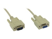 INLINE VGA Verlaengerung 15pol HD Stecker / Buchse 5m