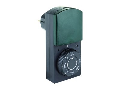 REV RITTER Zeitschaltuhr mechanisch IP44 schwarz-grün
