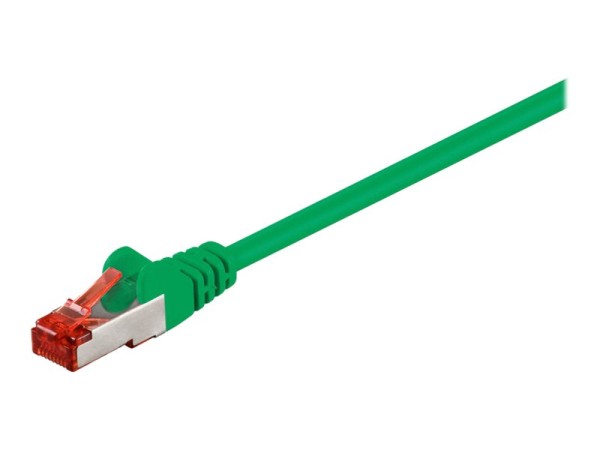 Goobay Patchkabel Cat6 S/FTP RJ45 0,50m grün 68288