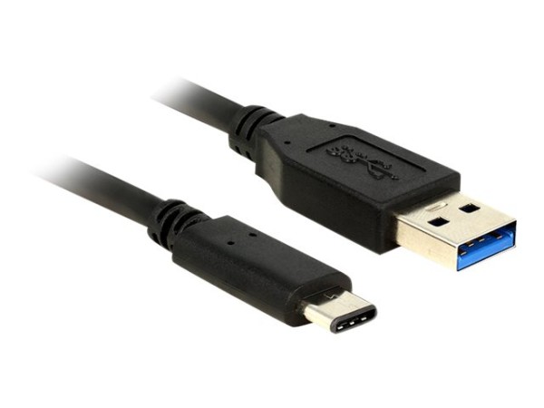 DELOCK Kabel USB 3.1 Gen 2 USB A Stecker > USB Type-C¿ Stecker 1,0 m schwarz