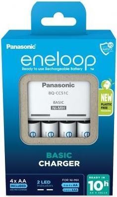 PANASONIC eneloop Panasonic Charger Basic BQ-CC51 + 4x AA/2000