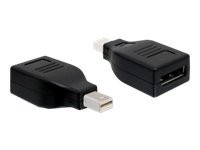 DELOCK Adapter DP mini-St > DP-Bu black