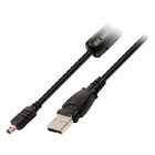 Kameradatenkabel USB 2.0 A Stecker - 8-poliger Minolta Stecker 2,00 m schwarz - Verwenden Sie diese