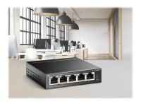 TP-LINK 5-Port Gigabit Desktop Switch with  4-Port PoE+  40 W PoE Power, Desktop Steel Case