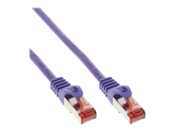 Cat. 6 Patchkabel 250MHz S-FTP/PiMf 2x RJ 45 Stecker 10m violett