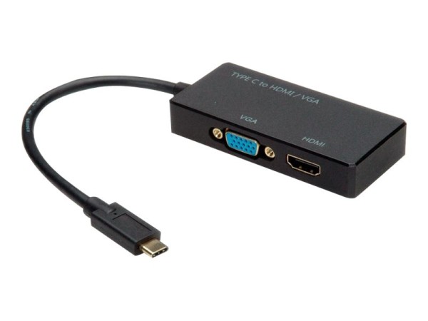 VALUE USB3.1 Display Adapter Typ C zu VGA + HDMI (12.99.3215)