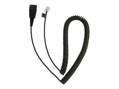 JABRA GN Anschlusskabel QD RJ10,duenn 0,5-2m, z.B. fuer Lucent Callmaster V, VI, Cisco 79xx und P