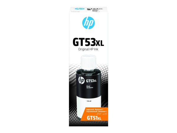 HP GT53 135ML BLACK INK BOTTLE