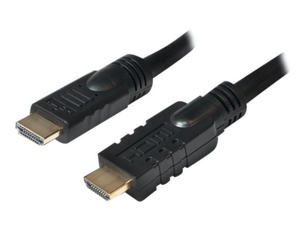 LOGILINK HDMI Anschlusskabel [1x HDMI-Stecker - 1x HDMI-Stecker] 10 m Schwarz LogiLink