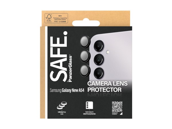 PANZERGLASS SAFE Kameraschutz Samsung Galaxy A55 5G Schwarz