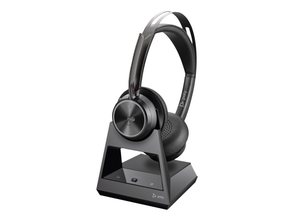 POLY Voyager Focus 2-M MS Teams Headset + Ladestation