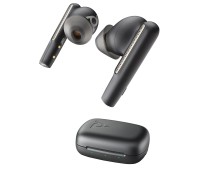 HP Poly Voyager Free 60 UC Carbon Black Earbuds +BT700 USB-C Adapter +Basic Charge Case