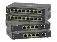 NETGEAR GS308EP 8-Port Gigabit Ethernet PoE+ Smart Managed Plus Switch, PoE Budget 62 W, lüfterlos,