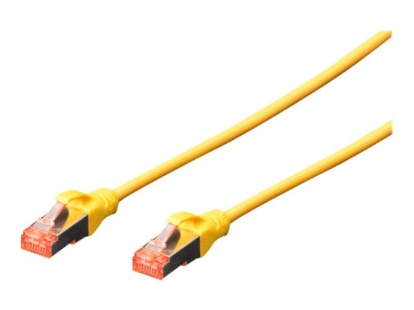 DIGITUS CAT6 S-FTP Patchkabel 0.5m,10 St gelb