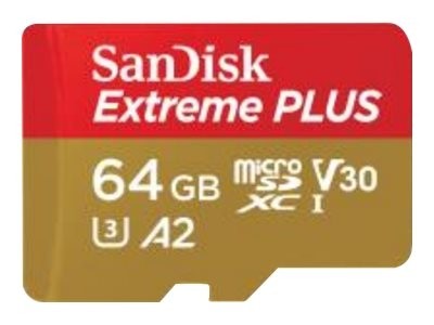 SANDISK Extreme PLUS Speicherkarte 64GB