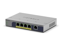 NETGEAR 5PT GB UNMANAGED SWITCH W/POE+ GS105P