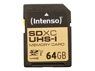 Intenso Secure Digital Card SD Class 10 UHS-I 64 GB Speicherkarte