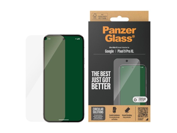 PANZERGLASS Displayschutz Google Pixel 9 Pro XL/ Ultra-Wide Fit