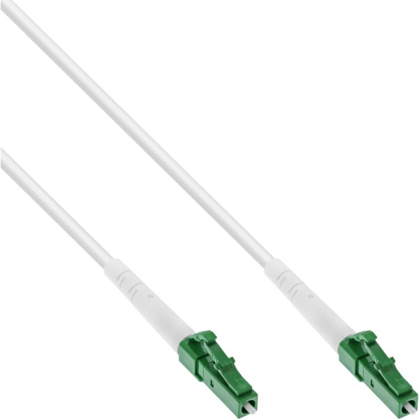 INLINE Fiber Optical Simplex Cable, FTTH, LC/APC 8° to LC/APC 8°, 9/125µm, OS2, 3m