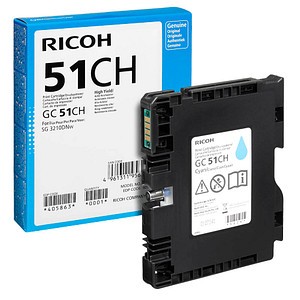 RICOH GC 51CH - Hohe Ergiebigkeit - Cyan - Original - Tintenpatrone - für Ricoh SG 3210DNw (405863)