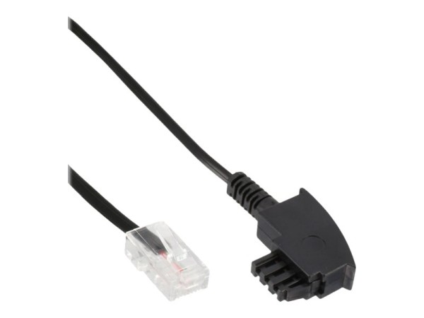 INLINE TAE-F Kabel für DSL-Router, TAE-F Stecker an RJ45 8/2, 2m