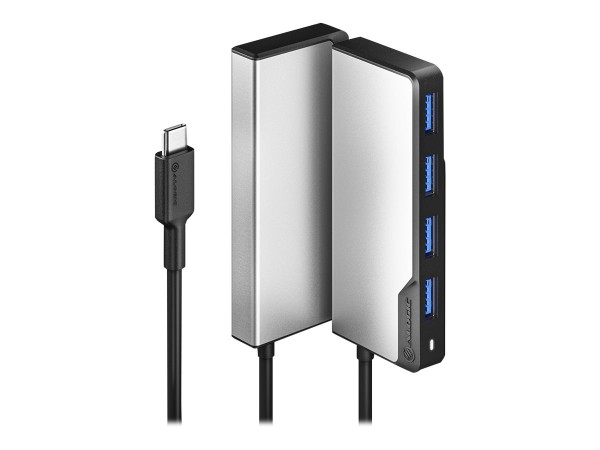 ALOGIC Adapter Fusion USB-C 4-in-1 USB-A & USB-C grau