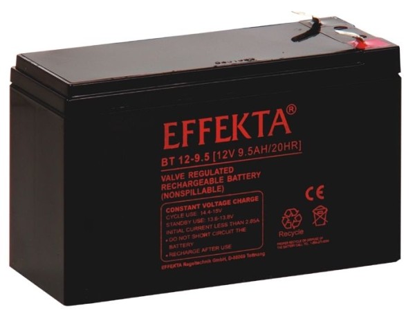 EFFEKTA , Batterie/Akku BFL/BT12-7, Blei-Vlies, gasdicht, 12V / 7Ah VDS