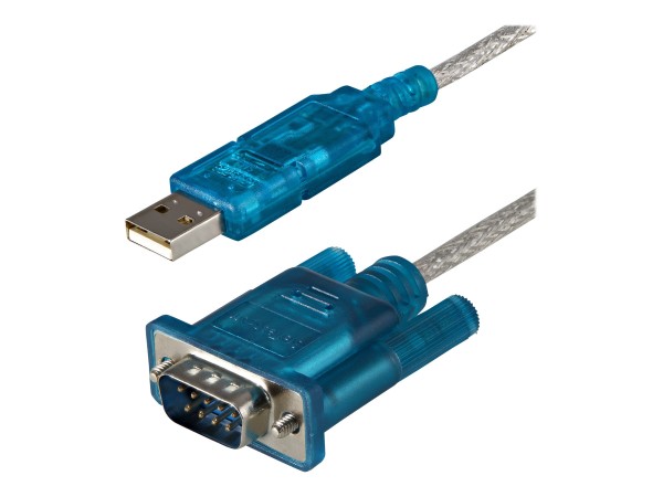 STARTECH.COM USB 2.0 auf Seriell Adapter Kabel - USB zu RS232 / DB9 Schnittstellen Konverter - Steck