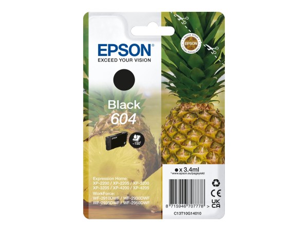 EPSON Ink/604 603 Starfish 3.4ml BK SEC