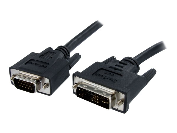 STARTECH.COM 1m DVI auf VGA Monitorkabel - Stecker / Stecker - DVI-I 24+5 VGA (15Pin) - DVI-A Analo